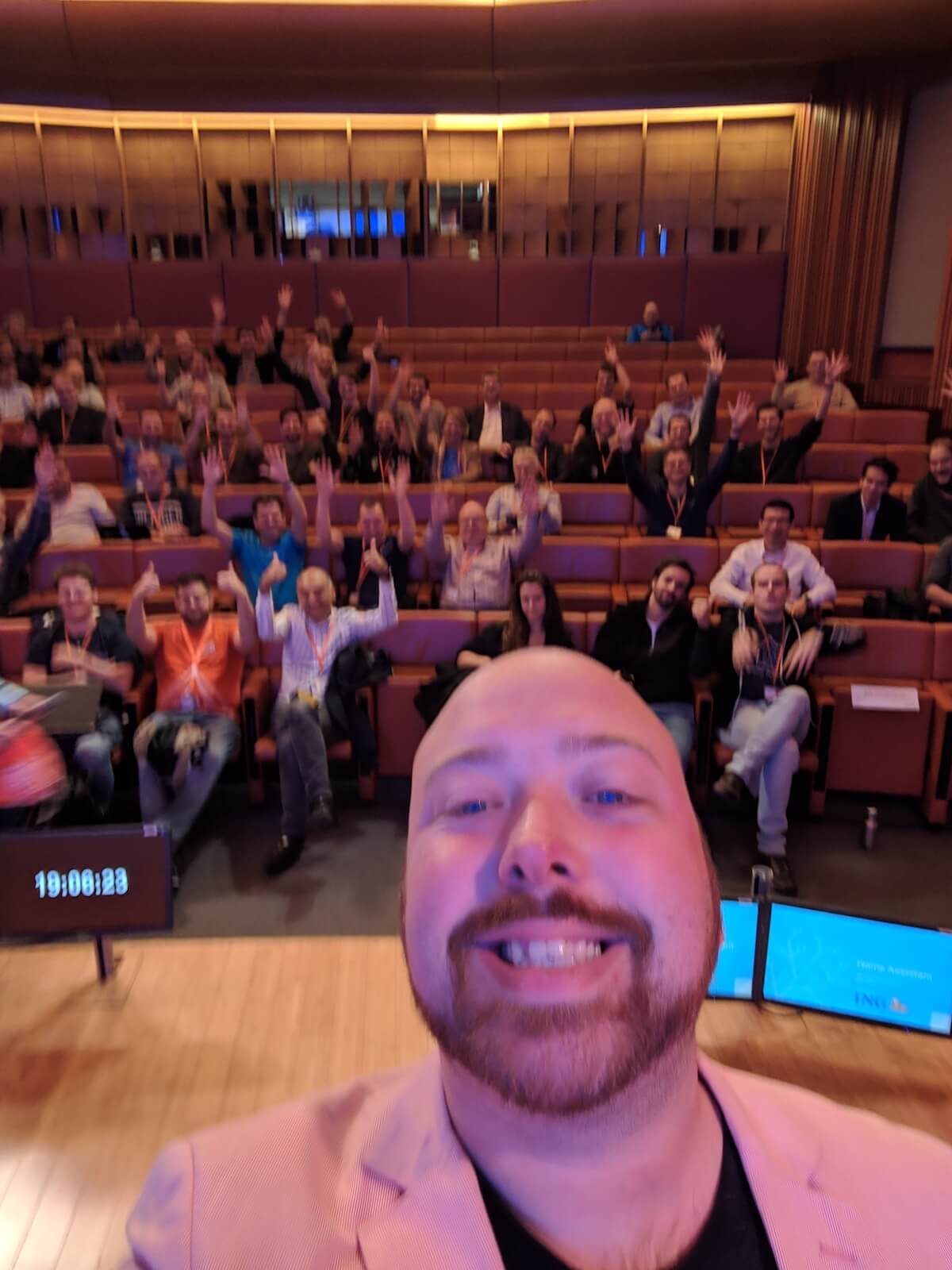 Presentation selfie!