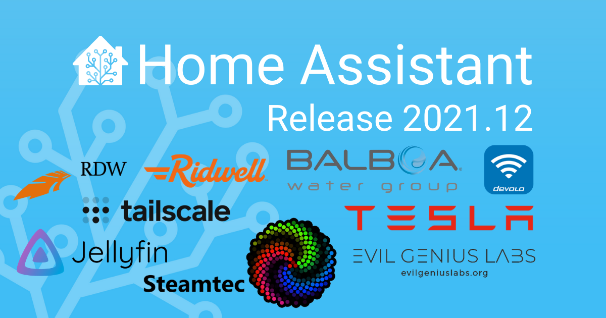 Home Assistant 2021.12: ¡Nuevo menú de configuración, la entidad de botón y magníficas tarjetas de área!