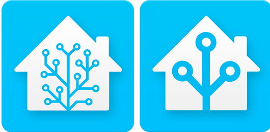 Het materiaalontwerp Home Assistant-logo.