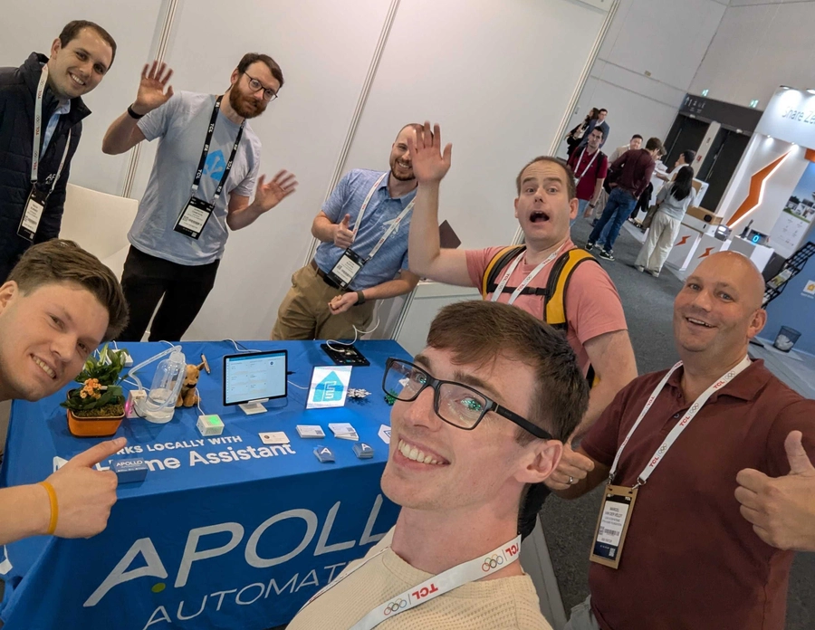 Some of our team visiting the Apollo booth at IFA Berlin in September.