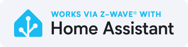 Works via zwave with Home assistant